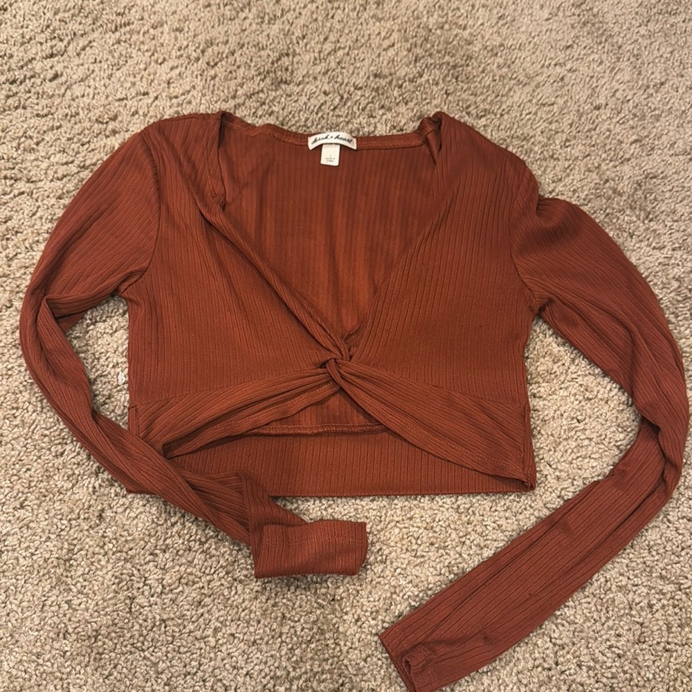 cropped long sleeve